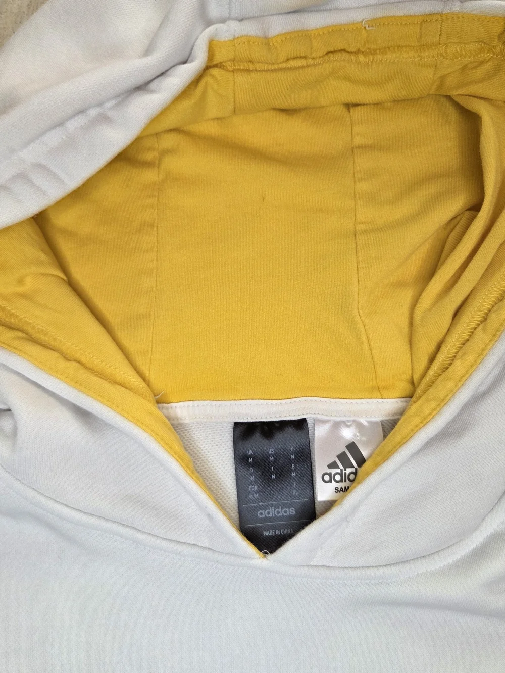 Adidas Volleyball Graphic Retro Hoodie White & Purple Medium Like New